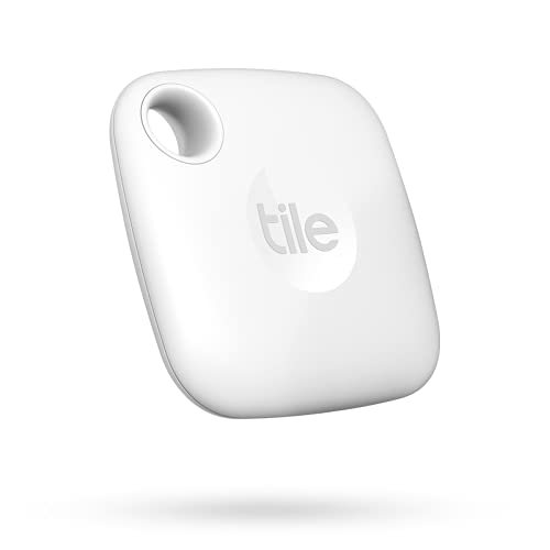 Tile Mate 1-Pack, White. Bluetooth Tracker, Keys...