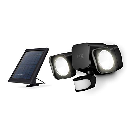 Ring Solar Floodlight -- Outdoor Motion-Sensor...