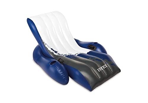 Intex Floating Recliner Inflatable Lounge, 71in X...