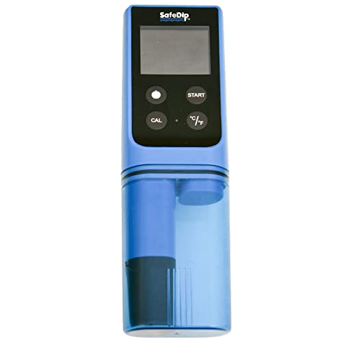 Solaxx MET01A SafeDip Digital Test Meter for pH,...