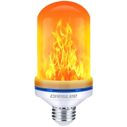 CPPSLEE LED Flame Light Bulbs, 4 Modes Flickering...