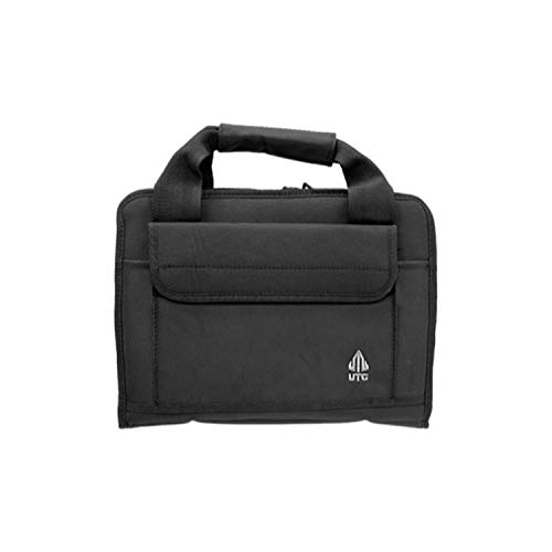 UTG Deluxe Single Pistol Case, Black, Size: Length...