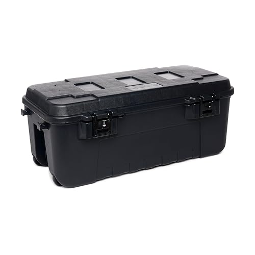 Plano Sportsman Trunk with Wheels, Black,...