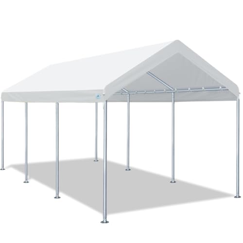 ADVANCE OUTDOOR 10x20 ft Heavy Duty Carport...