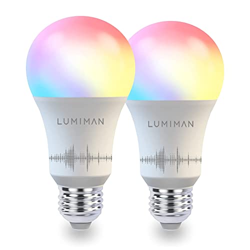 LUMIMAN Smart Light Bulbs, Alexa Light Bulb, WiFi...