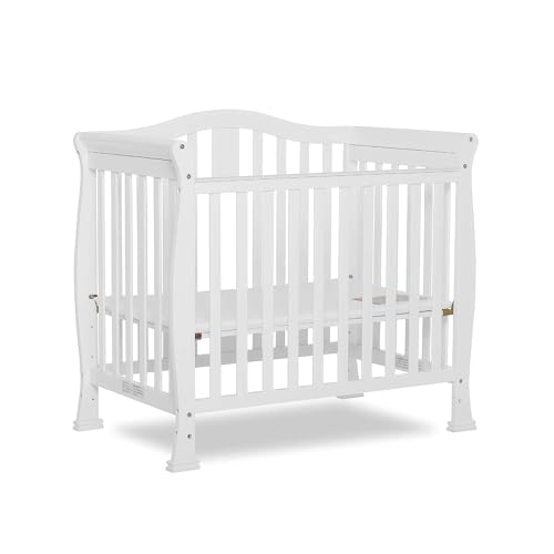 Dream On Me Addison 4-In-1 Convertible Mini Crib...