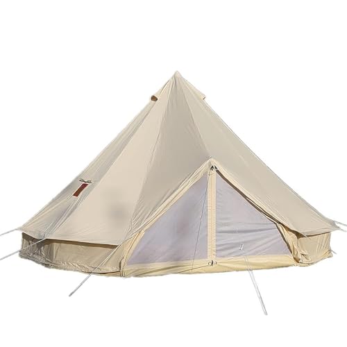 UNISTRENGH Cotton Canvas Bell Tent with Stove...