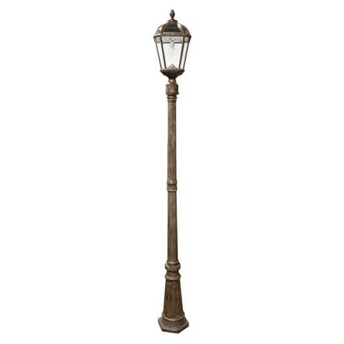 Gama Sonic Outdoor Solar Lamp Post Light,...