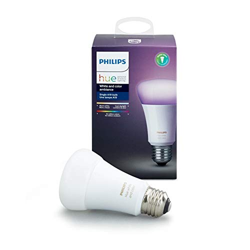 Philips Hue Single Premium A19 Smart Bulb, 16...