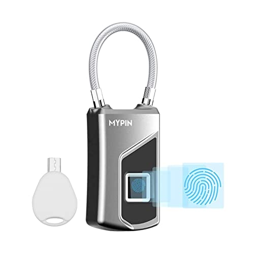 MYPIN Fingerprint Lock with Key Backup, Smart...
