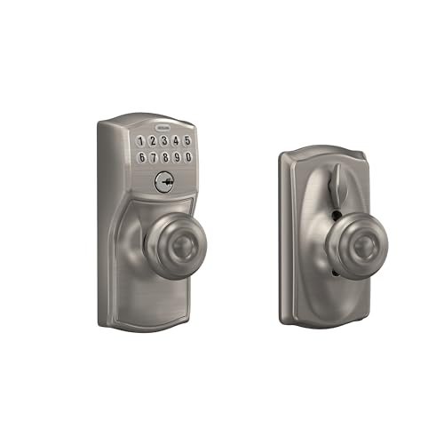 SCHLAGE FE595 CAM 619 GEO Camelot Keypad Entry...