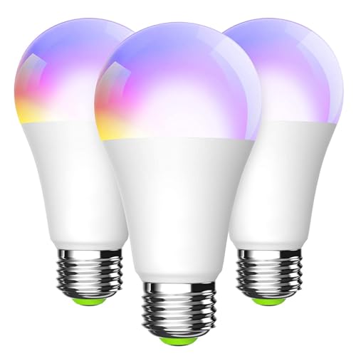 BERENNIS Smart WiFi Light Bulbs, Color Changing...