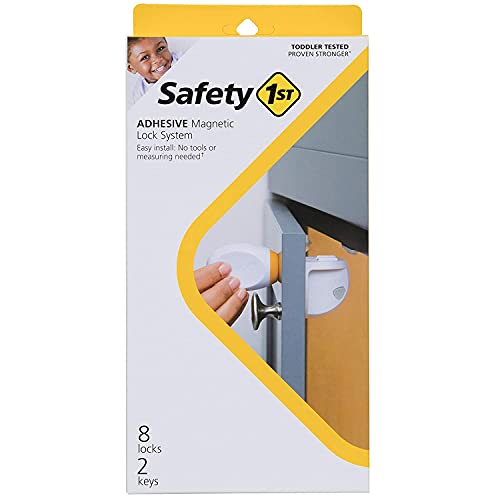 Safety 1st Adhesive Magnetic Lock System, 8 Locks...