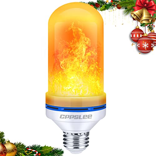 CPPSLEE LED Flame Light Bulbs, 4 Modes Flickering...