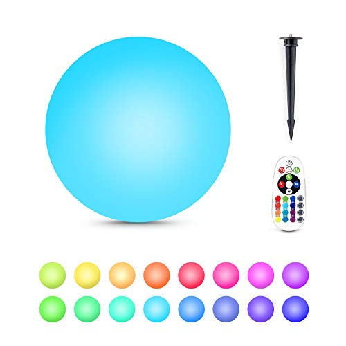 Alwoa LED Ball Lights, Floating Pool Lights, 16...