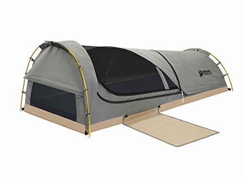 KODIAK CANVAS 1-Person Canvas Swag Tent with...