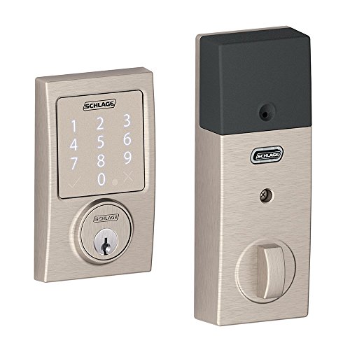 SCHLAGE Sense Smart Deadbolt with Century Trim in...