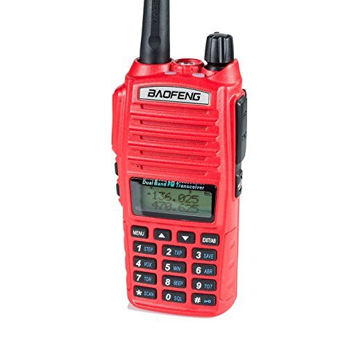 BaoFeng UV-82HP (RED) High Power Dual Band Radio:...