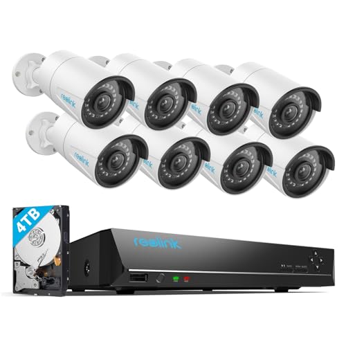 REOLINK 16CH 5MP Home Security Camera System, 8pcs...
