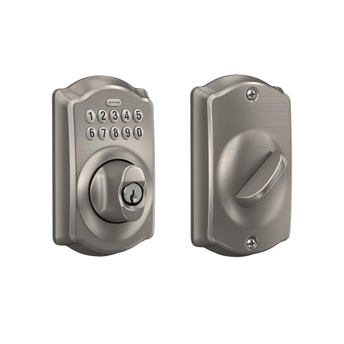 Schlage BE365 V CAM 619 Camelot Keypad Deadbolt,...