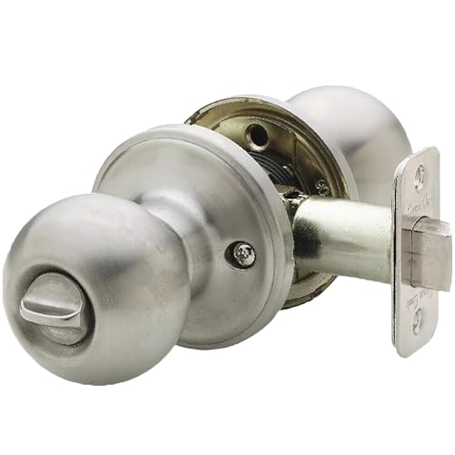 Copper Creek BK2030SS Ball Door Knob, Privacy...