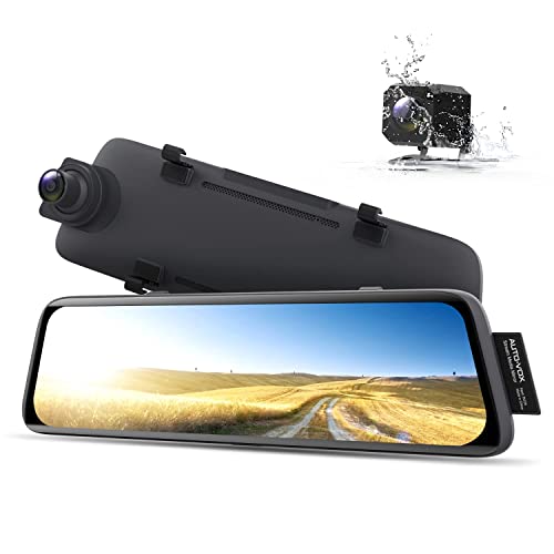 AUTO-VOX V5 Without Glare Mirror Dash Cam for...