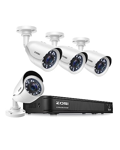 ZOSI H.265+ Full 1080p Home Security Camera System...