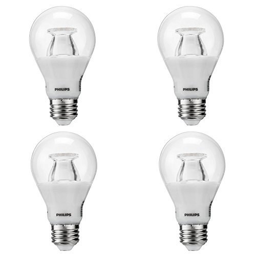 Philips LED Dimmable A19 Soft White Light Bulb...
