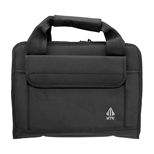 UTG Deluxe Single Pistol Case, Black, Size: Length...