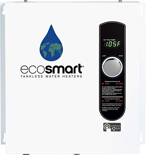 EcoSmart ECO 27 Tankless Water Heater, Electric,...
