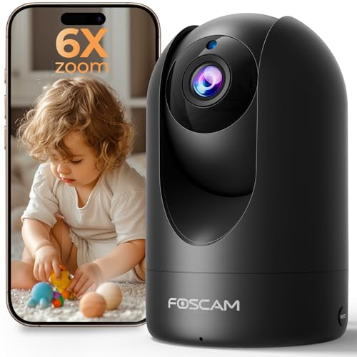 FOSCAM Home Security Camera R4S 4MP WiFi IP...