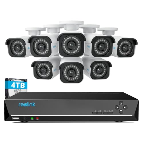 REOLINK 4K Security Camera System, RLK16-800B8...