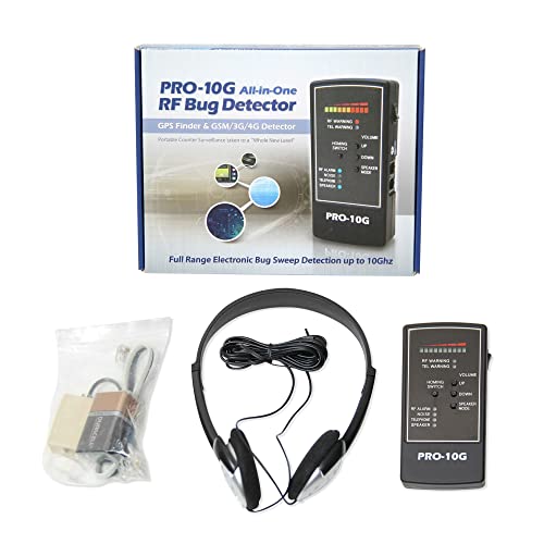 Spy-Hawk Security Pro-10G Bug Detector - Find GPS...