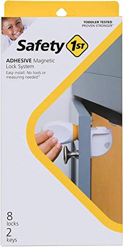 Safety 1st Adhesive Magnetic Lock System, 8 Locks...