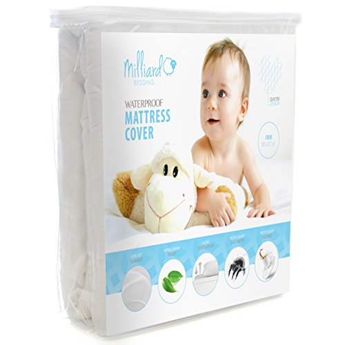 Milliard Quilted, Waterproof Crib and Toddler...