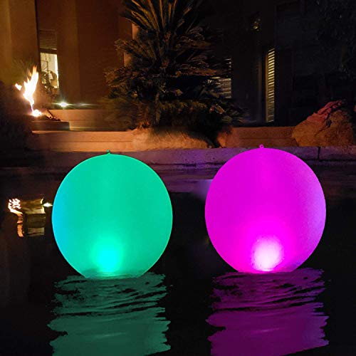 Floating Pool Lights Inflatable Waterproof IP68...