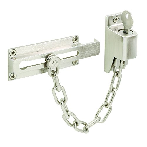 Prime-Line U 11093 Keyed Chain Door Guard, 3-1/4...