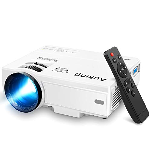 AuKing Projector, 2023 Upgraded Mini Projector,...
