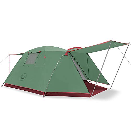 KAZOO 4 Person Camping Tent Outdoor Waterproof...