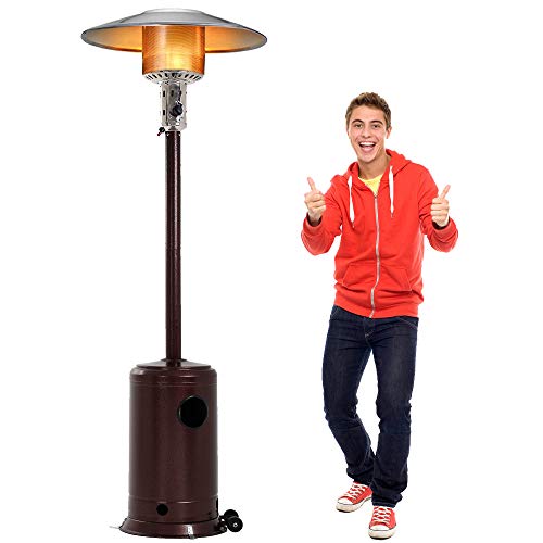 Outdoor Patio Heater with Wheels Portable 47,000...