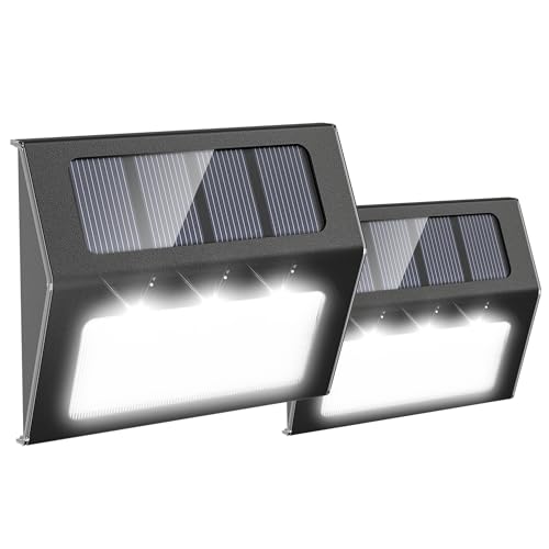 Otdair Solar Lights for Outside, 2 Pack Solar Deck...