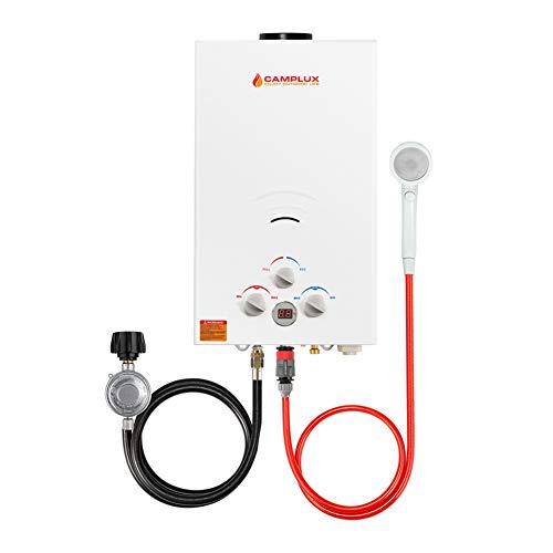 Tankless Water Heater, Camplux 2.64 GPM Outdoor...
