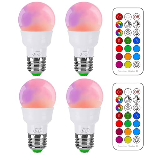 ILC RGB LED Light Bulb, Color Changing 40W...