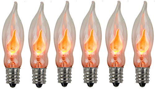 Holiday Joy - Flicker Flame Crystal Clear Flame...