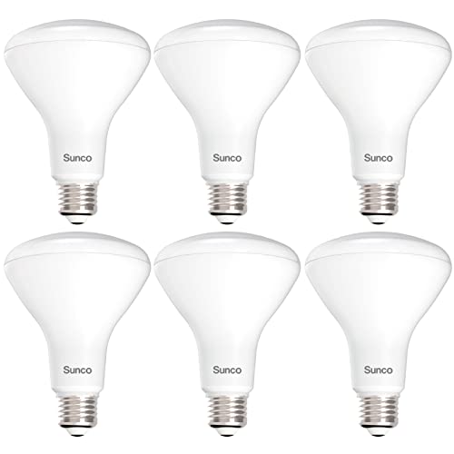 Sunco 6 Pack BR30 Light Bulb LED Indoor Flood...