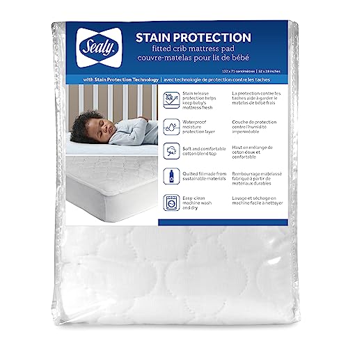 Sealy Stain Protection Waterproof Fitted Toddler...