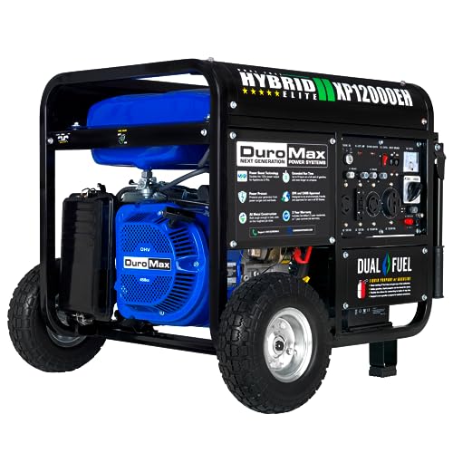 DuroMax XP12000EH Generator-12000 Watt Gas or...