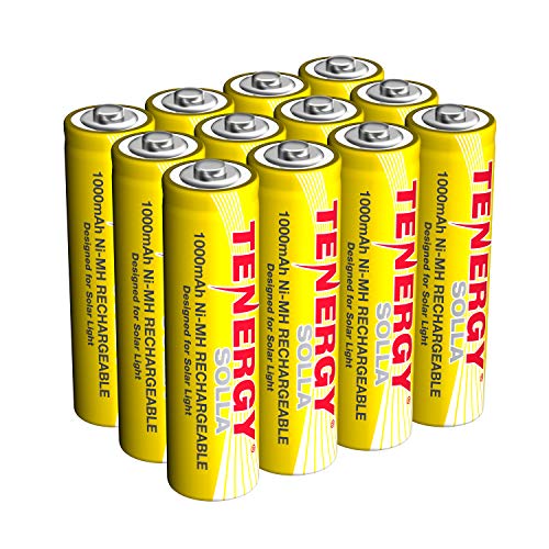 Tenergy Solla Rechargeable NiMH AA Battery,...