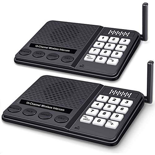 Intercoms Wireless for Home - 10 Channel 3 Privacy...