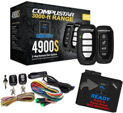 Compustar CS4900-S (4900S) 2-Way Remote Start and...